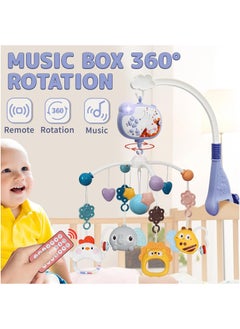 Crib Mobile with Music and Lights | Baby Mobile for Crib | Baby Crib Toys Hanging | Nursery Mobiles for Crib | Bassinet Mobile Clip On | Crib Mobile Arm for Boys Girls Infant Toddles (Blue) - pzsku/Z030925AEC699FB812639Z/45/_/1722506176/07e582d7-93c7-4381-ad90-5f7bf85f05b1