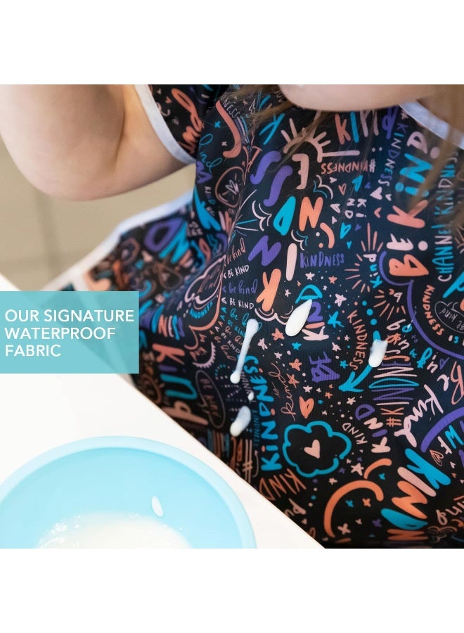 Bumkins Bibs - Toddler Bibs, Waterproof, Large for 1-3 Years, Short Sleeve - Image 3