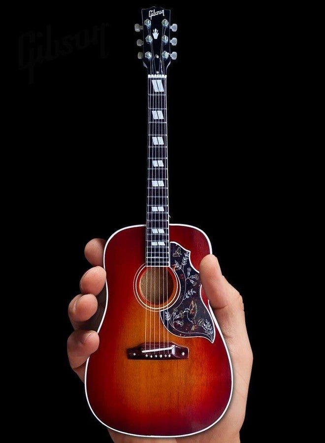 Axe Heaven Hummingbird Guitar Vintage Cherry 1:4 Scale Mini Replica Model - Image 3