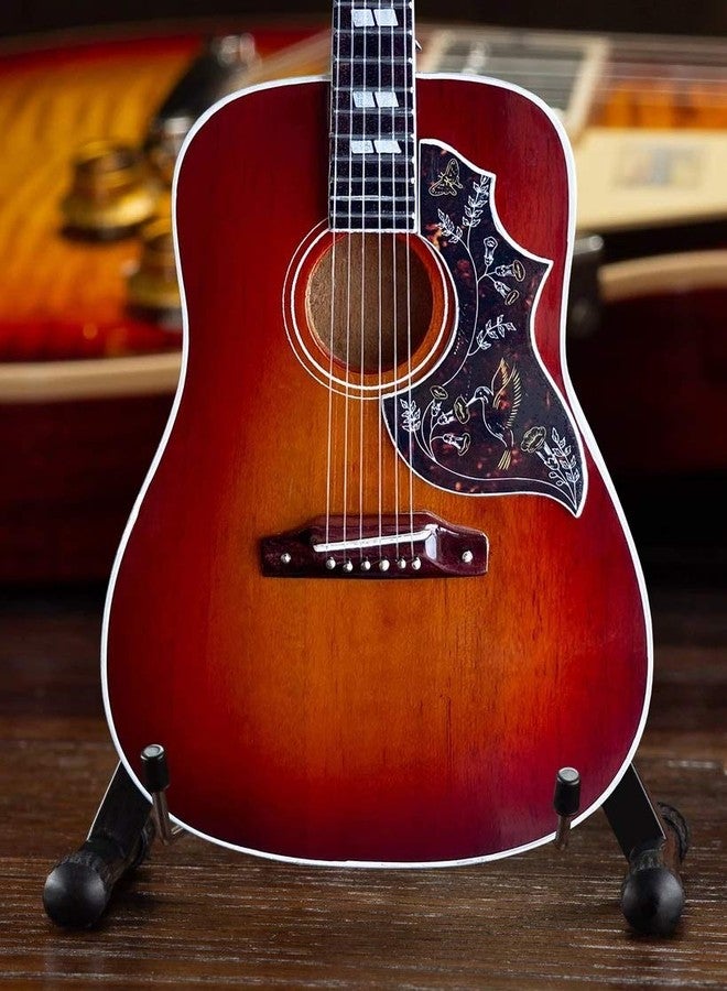 Axe Heaven Hummingbird Guitar Vintage Cherry 1:4 Scale Mini Replica Model - Image 4