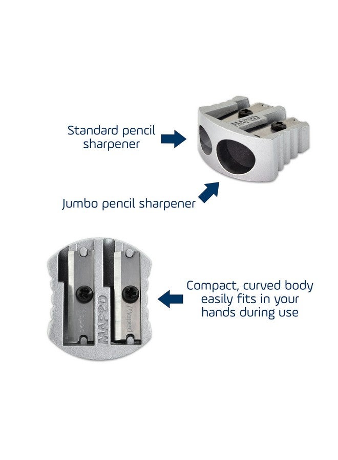 مابد مبراة أقلام معدنية كلاسيكية ذات فتحتين X20 (506700) - Image 4