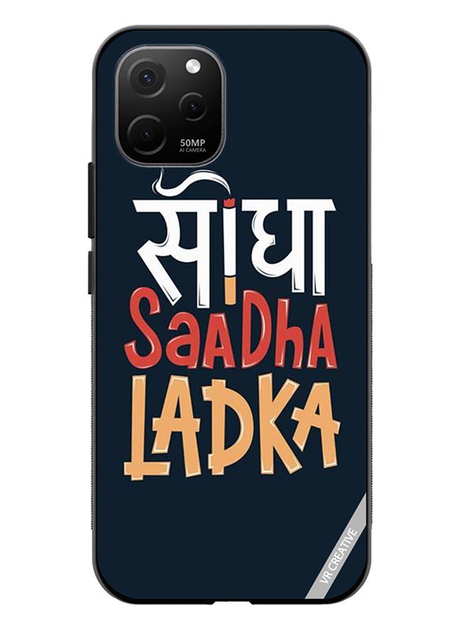 VR CREATIVE Protective Case Cover For Huawei Nova Y61 Seedha Sadha Ladka Design Multicolour - Image 1