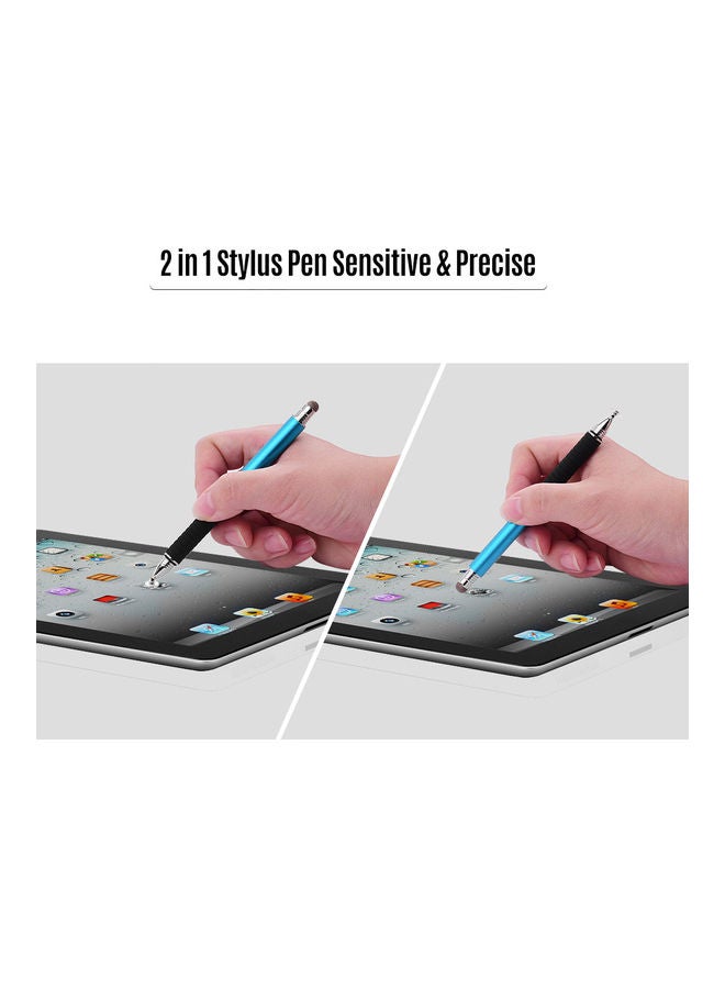 2-in-1 Precision Stylus Pen Blue - Image 2