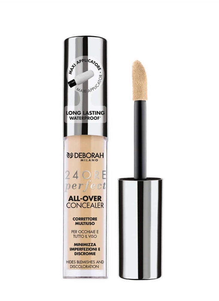 DEBORAH D. 24 ORE PERFECT  ALL OVER CONCEALER Long lasting Waterproof 2.1 - LIGHT 