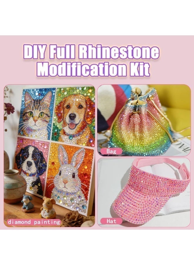 KOWVOWZ 40000Pcs 40 Colors Resin Jelly Rhinestones Kit for Bedazzling, DIY Bulk Resin Gems Set, Flatback Gem for Crafting with 3 Pcs 10ml Jewelry Glue, Multicolor 3mm Flatback Gems for Diamond Art Nail Art - Image 4