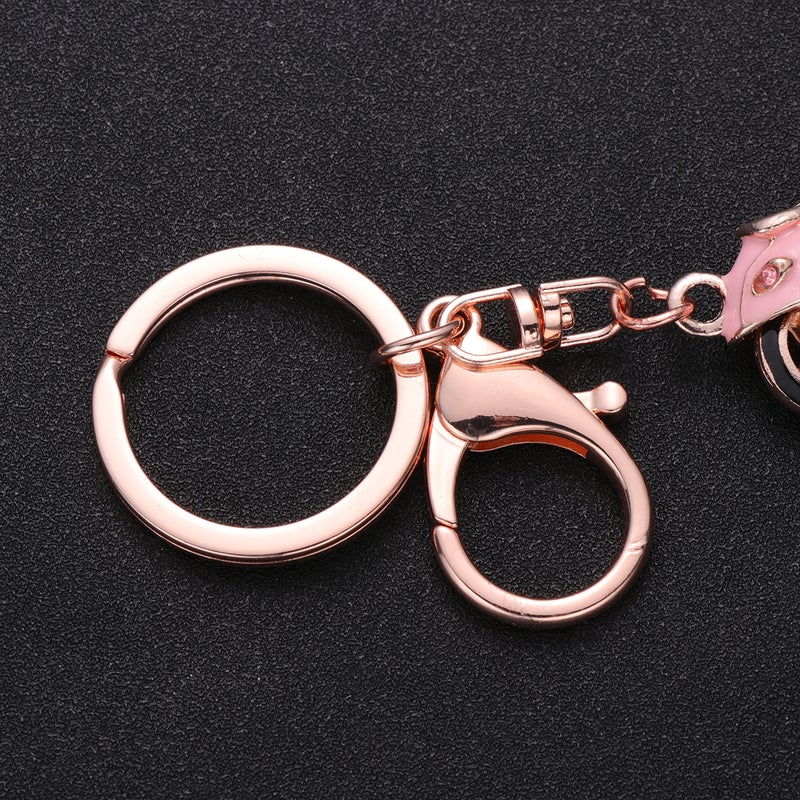 Lifelike Car Design Keychains Key Metal Pendant Rhinestone Key Holder Craft Ornaments for Car Key Bag Decor - Image 5