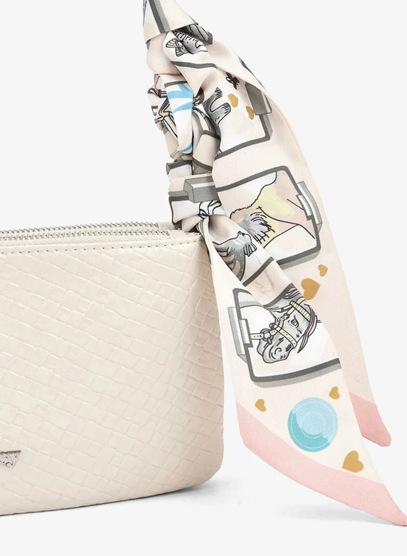 MISSY  Textured Crossbody Bag With Strap Handle for Women | Best Price UAE