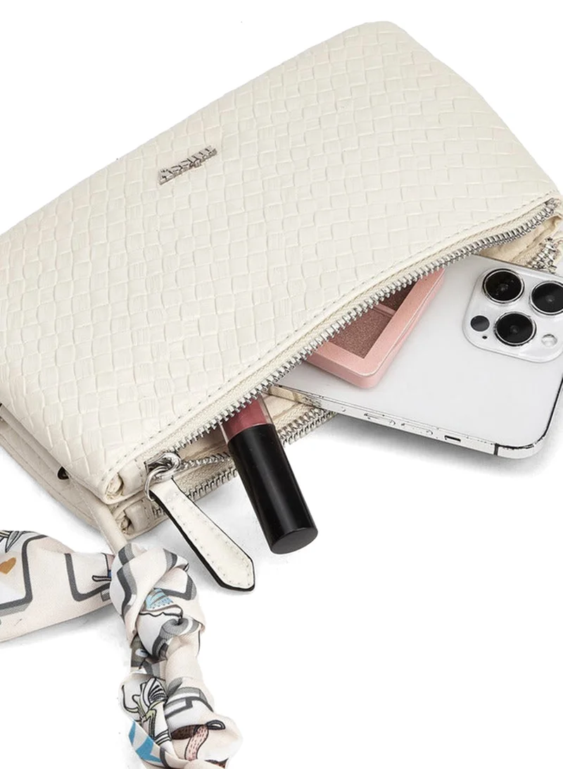 MISSY  Textured Crossbody Bag With Strap Handle for Women | Best Price UAE