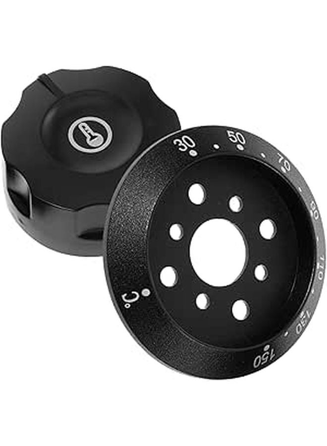 Universal Oven Stove Thermostat Knob Replacement Cover Black - Image 1