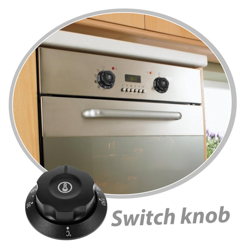 Universal Oven Stove Thermostat Knob Replacement Cover Black - Image 5