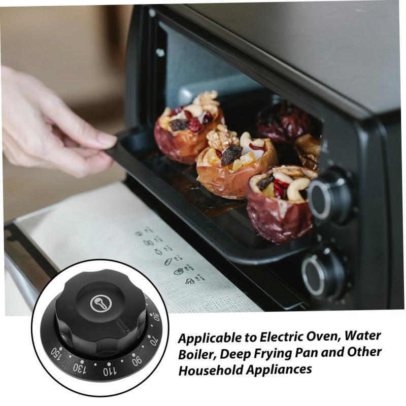 Universal Oven Stove Thermostat Knob Replacement Cover Black - Image 3