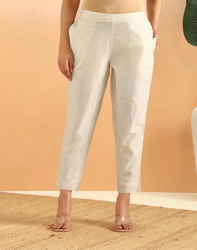 Fabindia  Natural Cotton Silk Ethnic Pant for Women | Best Price UAE