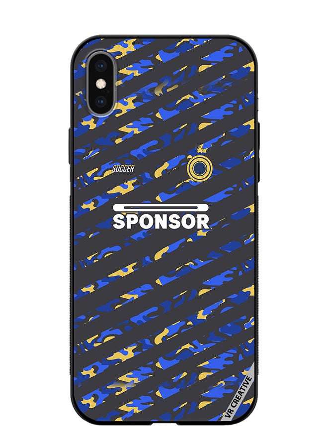 VR CREATIVE Protective Case Cover For Apple iPhone XS Max Soccer Jersey Design  Multicolour - Image 1