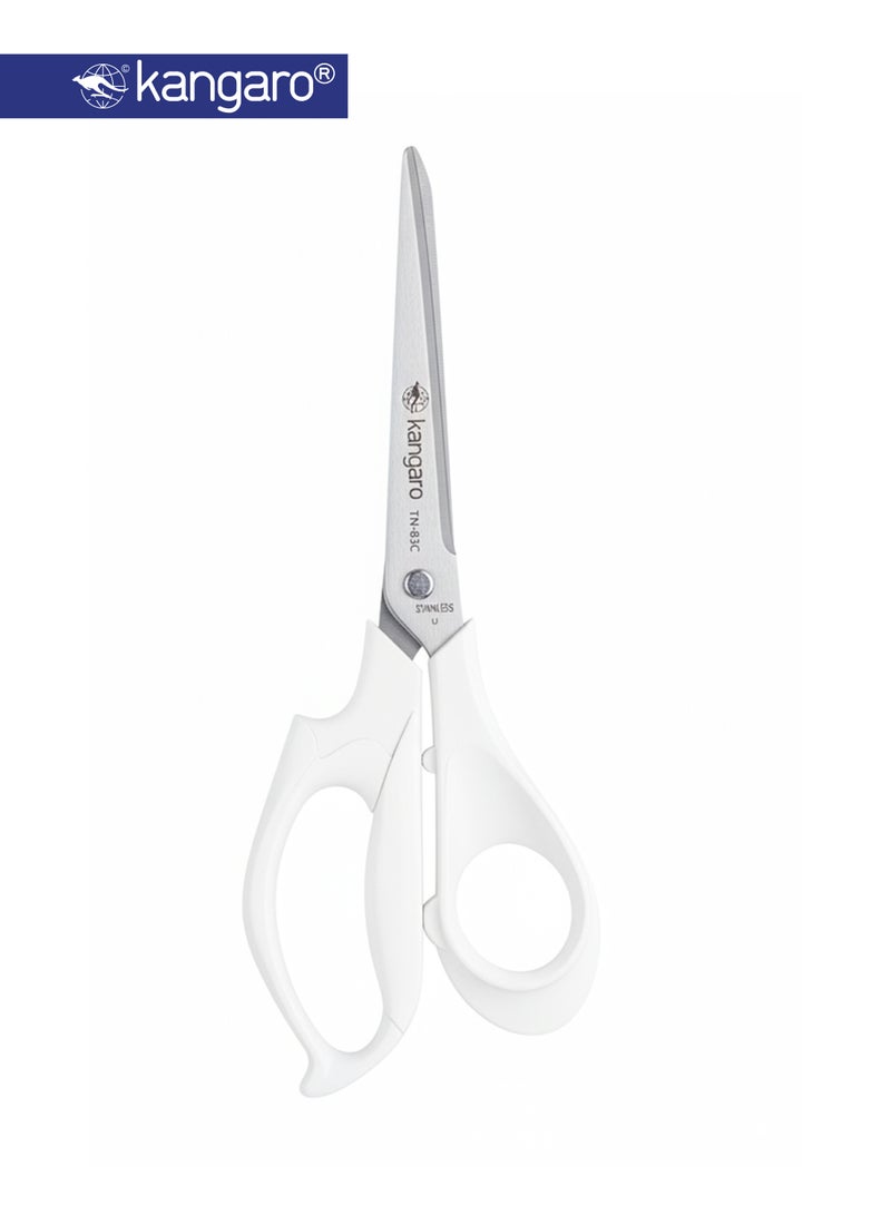 Kangaro Stainless Steel Office Scissors 210mm with 3D Comfort Handle - Image 1