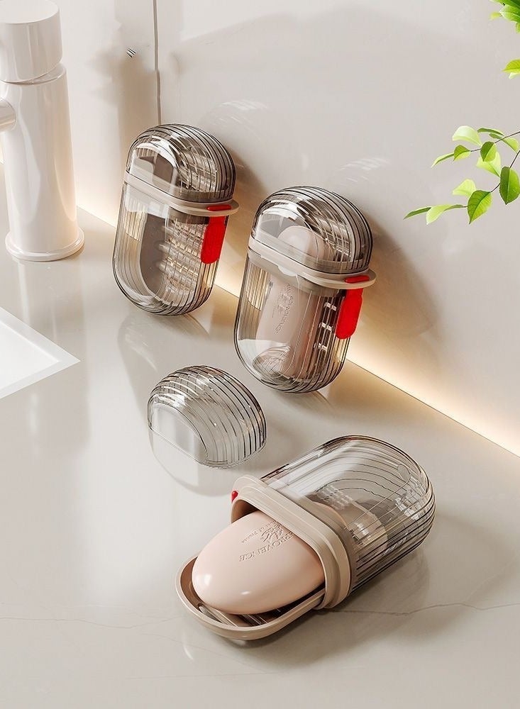 2 PieceTravel Soap Case, 100% Leakproof Soap Box with Lid, Bar Soap Holder for Traveling, Portable Soap Container for Gym, School, Camping - Image 4