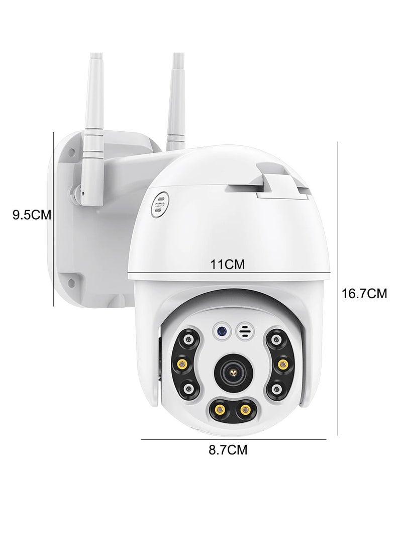Yuwell - 1080P Full HD Outdoor Security Camera System For Home Indoor-Outdoor WiFi IP Cameras With Different Modes 360 Wireless Camera With App Control Built-In Microphone And Speaker Waterproof Camera - Image 1