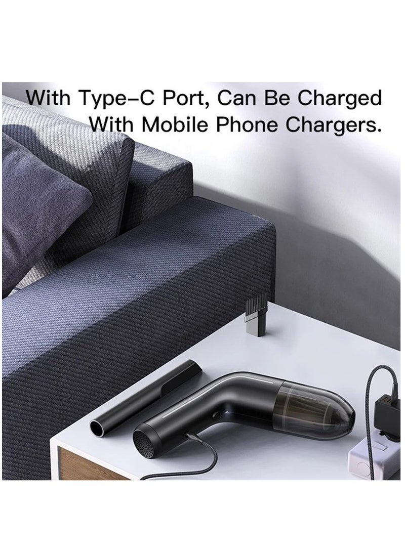 Yesido VC02 Mini Handheld Rechargeable Vacuum Cleaner For Home , Office And Car - Image 5