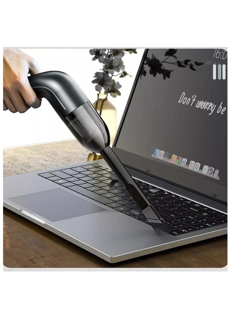 Yesido VC02 Mini Handheld Rechargeable Vacuum Cleaner For Home , Office And Car - Image 4