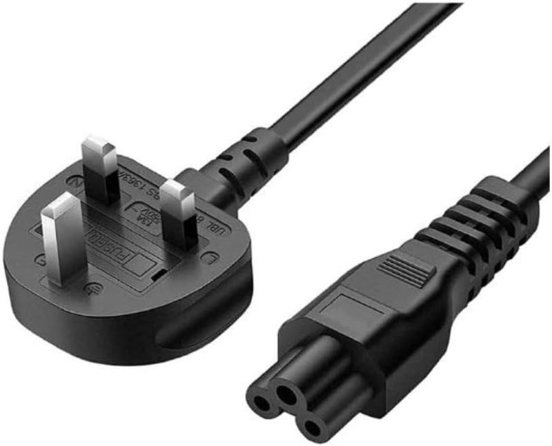 XLT Laptop Power Cable 3 Pin Mains lead Power UK Plug - 1.2m - Image 1
