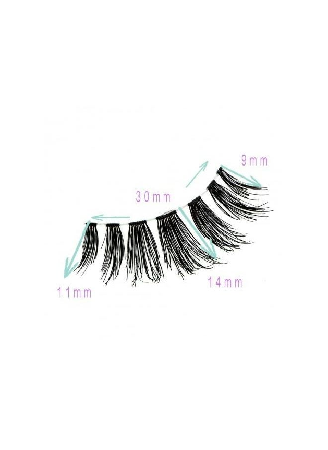 Rima Beauty Lashes - Human HAIR Black # NATURAL 17 - Image 1