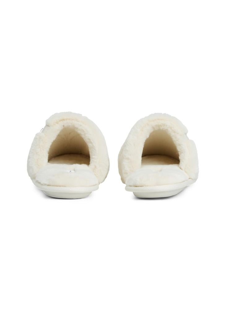 TOMMY HILFIGER Faux Fur House Shoe - Image 5
