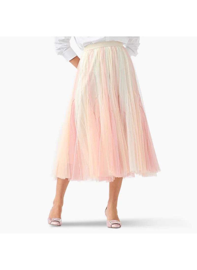 2Xtremz 2Xtremz Panelled Mesh Skirt with Elasticated Waistband