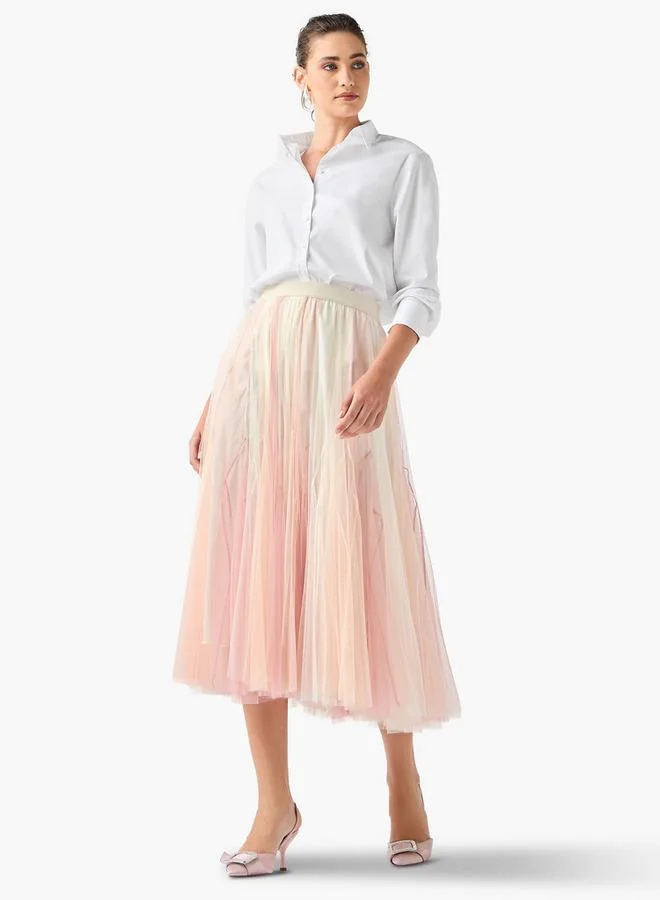 2Xtremz 2Xtremz Panelled Mesh Skirt with Elasticated Waistband