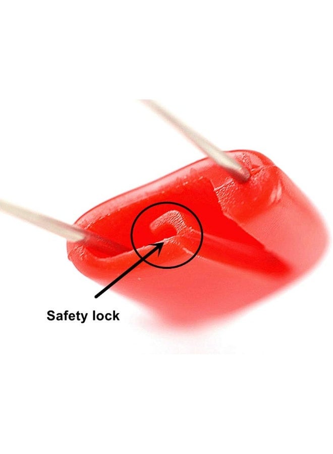 Kinteshun Baby Safety Pins,Kid Secure Clips Diaper Bib Nappy Pin with Safe Lock(50pcs,1.6 inches,7 Assorted Candy Colors) - Image 3