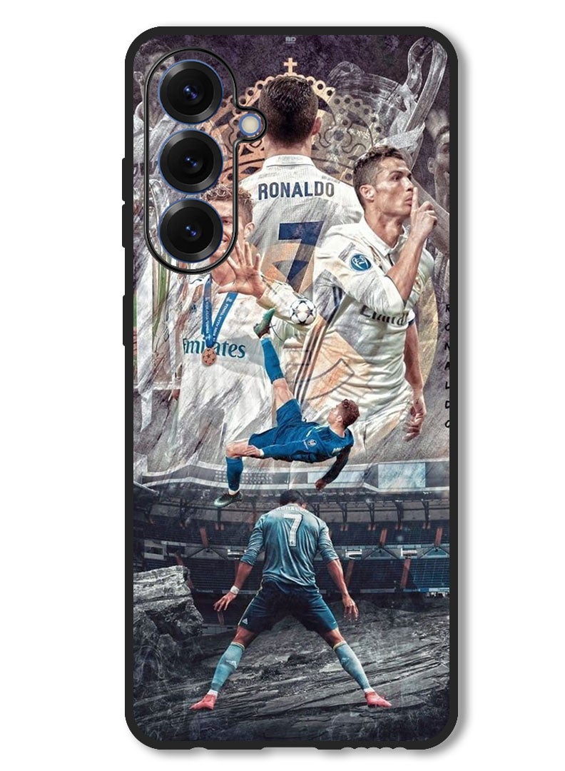 Theodor Case Compatible with Samsung Galaxy A36 Protection Shockproof Bumper Cover Ronaldo (4) - Image 1