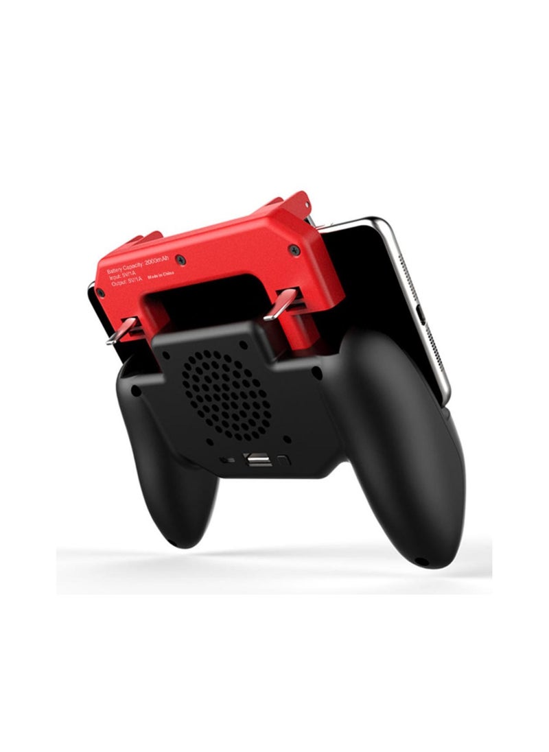Ipega - Multi Functional Gamepad Controller and Phone Grip with Cooling Fan Rechargeable Battery Ideal for L1R1 Shooting Games - Image 1