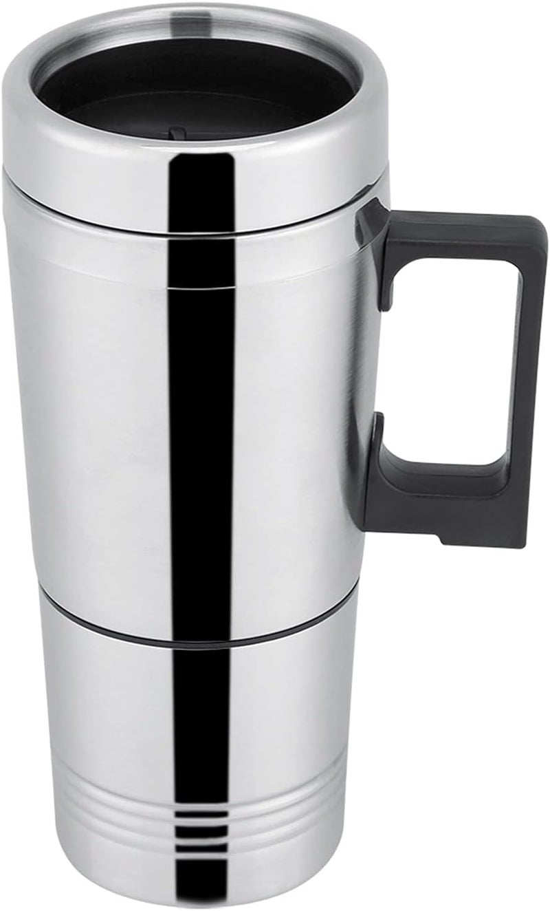 klarako Car Heating Cup,Car Electric Heating Cup Kettle 12V/24V 300ml Car Electric Coffee Tea Water Mug Vehicle Heating Drinking Cup Bottle(24V) - Image 4
