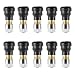 CMIYETO 10 Pcs Tubeless Tire Valve Stems Vacuum Valve for Xiaomi Scooter M365 Pro Motorcycle Electric Scooter Straight Rubber Less 9mm Diameter - Image 2