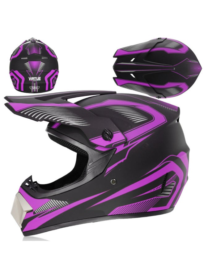 905 Purple Orbit Cross-country Riding Helmet Cross-country Rally Full Helmet Riding Racing Helmet Dh Professional Forest Knight Helmet Equipment