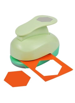 UCEC Hexagon Punch 2 Inch Paper Punch Circle Cutter For Paper Crafts Large Hole Punch Paper Punch Shapes For Crafting Scrapbooking Cards Arts Fun Projects  - Image 1