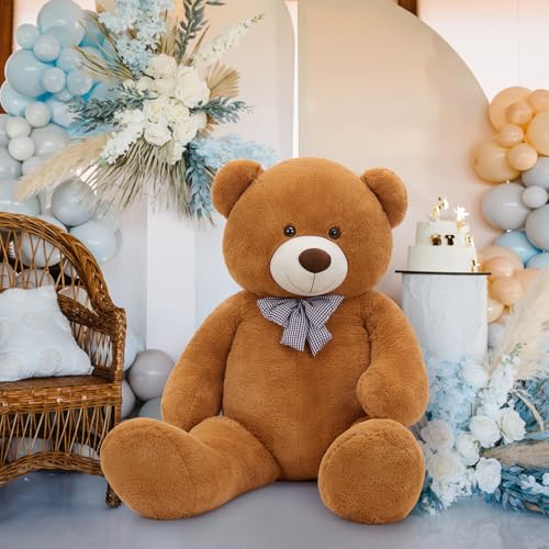 MaoGoLan Giant Teddy Bear 6 Feet Tall Dark Brown Human Size Big Teddy Bear Stuffed Animal for BoyfriendGirlfriendWife on Valentines DayChristmasBirthday - Image 5