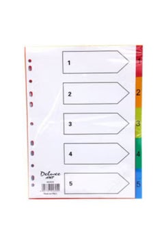 Deluxe 10-Piece A4 Paper Divider Multicolour  - Image 2