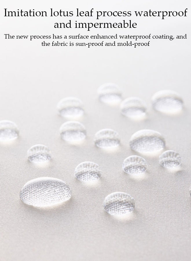 DUNISO غطاء غسالة شامل، غطاء واقي للغسالة، غطاء غسالة ضد الغبار، مع سحاب، واقي من الشمس، مقاوم للمطر، ومقاوم للماء لـ 99% من غسالات الدفع، L - Image 5