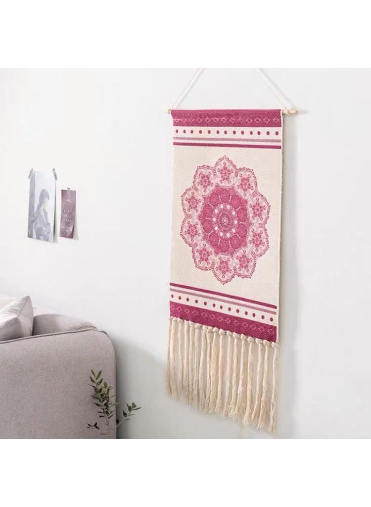 Bluejw تطريز جدار بوهيمي مع خيوط زينة لتزيين الجدار في غرفة المعيشة وغرفة النوم - Image 1