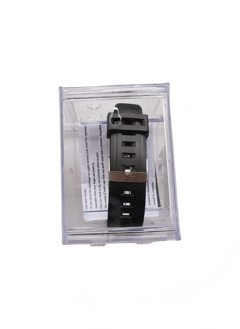 PRO - Colorful electronic watch sports colorful luminous alarm clock high value multifunctional student watch - colorful Black - Image 1