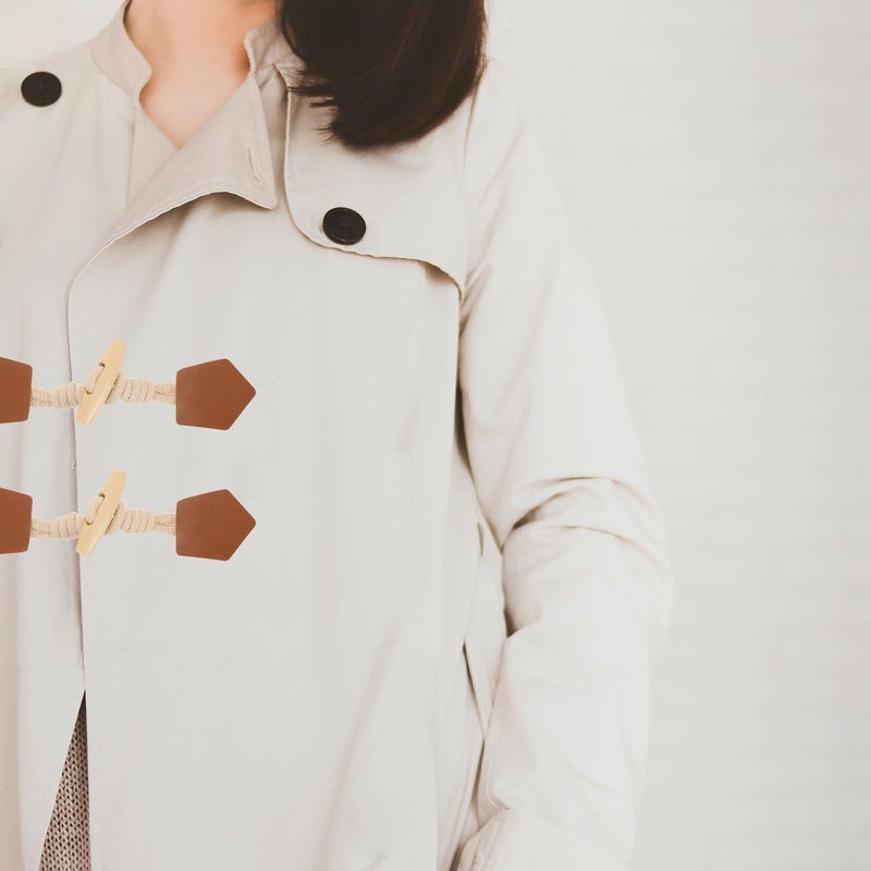 Wooden Toggle Buttons With Pu Leather Closure For Sweaters Coats Jackets 8 Pairs - Image 4