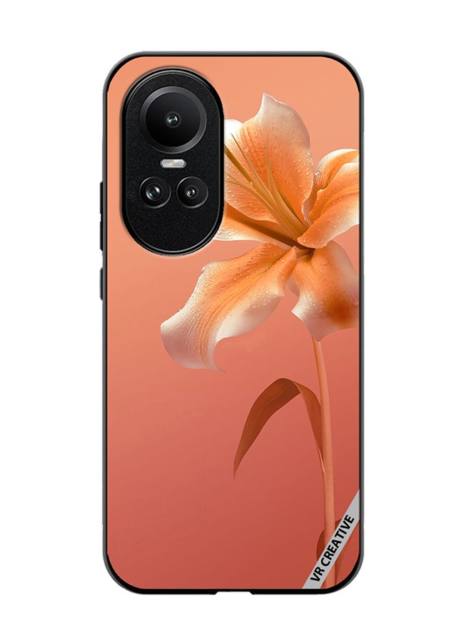 VR CREATIVE Protective Case Cover For Oppo Reno 10 Pro Flower Design Multicolour - Image 1