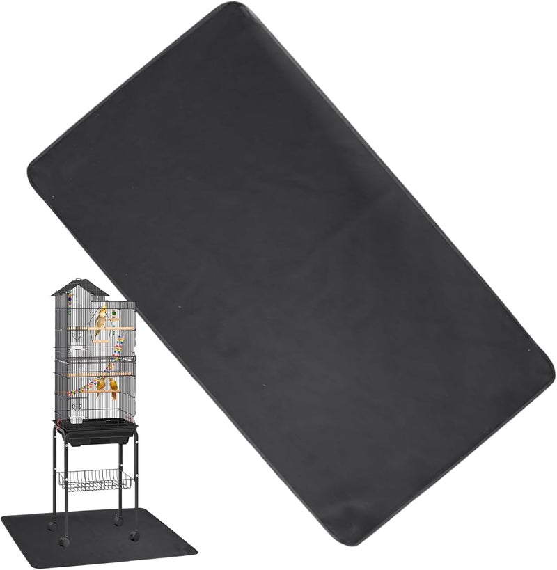 Bird Cage Floor Mat - Waterproof Fabric 122x91.5x0.5cm | Dirt Resistant Pet Cage Liner | Non Slip Water Pet Mat Cover - Image 1