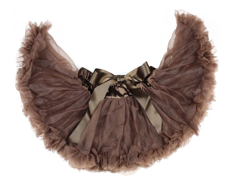 Petitebella Single Color Baby Skirt 3-12m (Brown, 3-12 Months) - Image 2