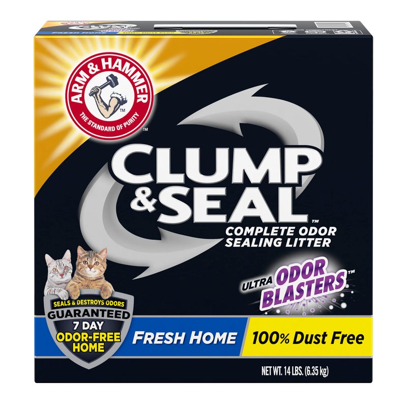 ARM & HAMMER Clump & Seal Cat Litter, Fresh Scent 14lb - Image 2