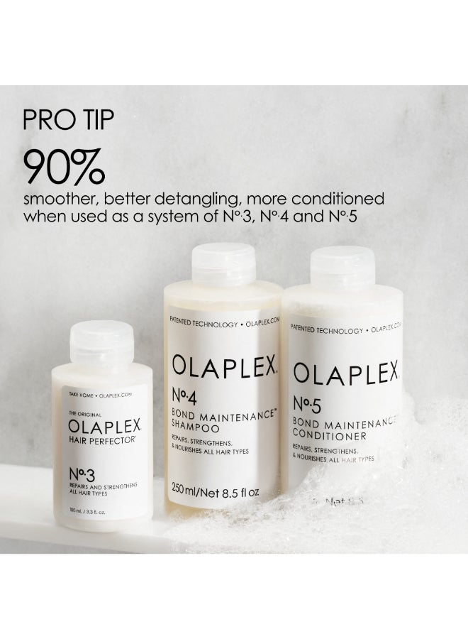 Olaplex 3-Piece No.3 Hair Perfector 100 ml No.4 Bond Maintenance Shampoo 250 ml  And No.5 Bond Maintenance Conditioner multicolour 250ml - Image 2