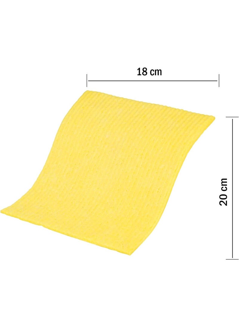 Vileda 3-Piece Sponge Cloth Yellow - Image 3