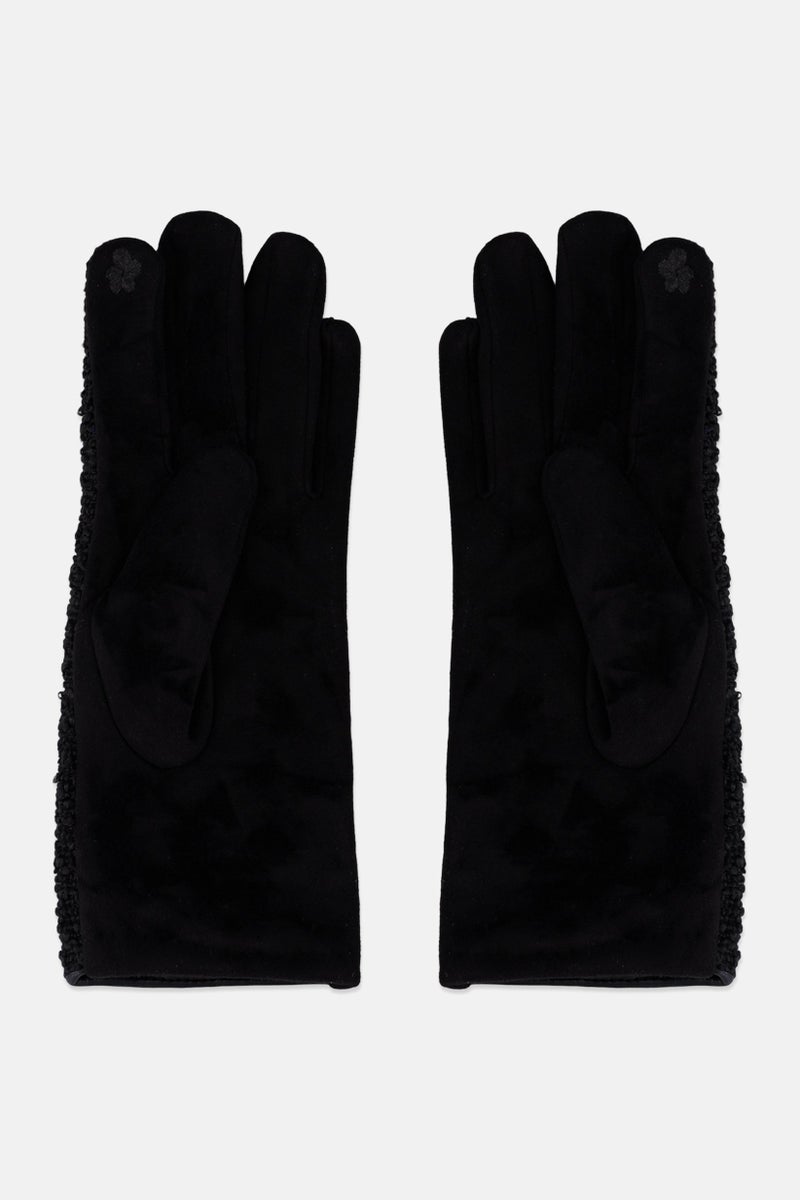 Canada Weather Gear Women Textured Gloves, Black - Image 2