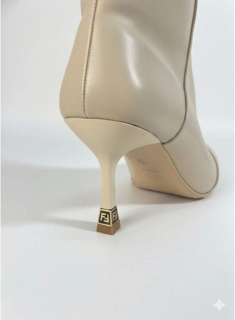 FENDI ROMA Elegant Knee-High Boots with Decorative Ankle Straps R-60 - Image 5