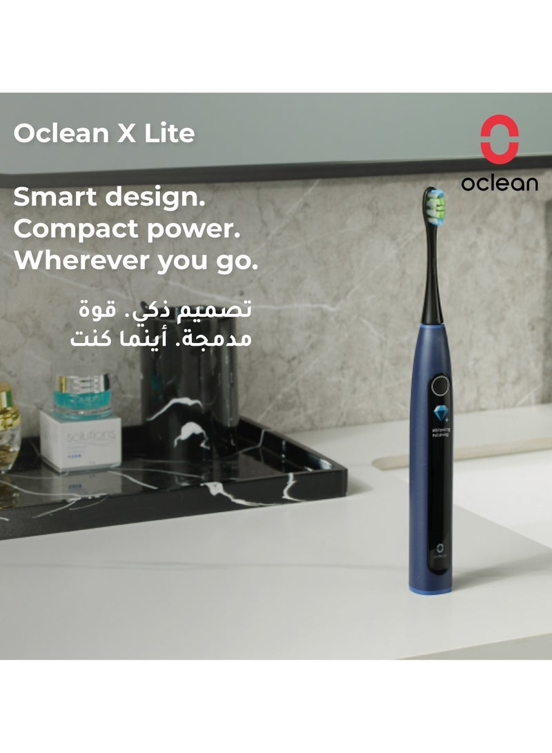 Oclean Electric Toothbrush X Lite — Blue — Smart Sonic Cleaning – Screen Feedback – 72 , 000 Movements - Image 2