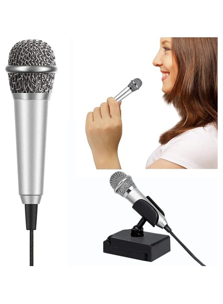 erorex Mini Portable Vocal/Instrument Microphone For Mobile phone laptop Notebook Apple iPhone Sumsung Android With Holder Clip  - Image 1